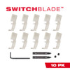 Milwaukee 48-25-5325 1-1/2 inch SWITCHBLADE Selfeed Bit Blade Replacement Kit - 10pk Milwaukee 48-25-5325 1-1/2 inch SWITCHBLADE Selfeed Bit Blade Replacement Kit - 10pk