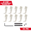 Milwaukee 48-25-5340 2-1/8 inch SWITCHBLADE Selfeed Bit Blade Replacement Kit - 10pk Milwaukee 48-25-5340 2-1/8 inch SWITCHBLADE Selfeed Bit Blade Replacement Kit - 10pk