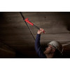 Milwaukee 48-22-7314 CHEATER Steel Adaptable Pipe Wrench showing in use fastening lengths of pipe together Milwaukee 48-22-7314 CHEATER Steel Adaptable Pipe Wrench showing in use fastening lengths of pipe together