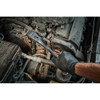 Milwaukee 48-22-9012 1/2-inch Drive Ratchet showing in use fastening bolt inside motor cavity Milwaukee 48-22-9012 1/2-inch Drive Ratchet showing in use fastening bolt inside motor cavity