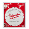 Milwaukee 48-40-1024 10-inch x 40T General Purpose Wood Cutting Circular Saw Blade showing saw blade in packaging