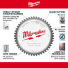 Milwaukee 48-40-4220 6-1/2-inch x 48T Metal Cutting Circular Saw Blade showing features of the saw blade Milwaukee 48-40-4220 6-1/2-inch x 48T Metal Cutting Circular Saw Blade showing features of the saw blade