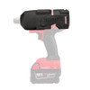 Milwaukee 49-16-2864 M18 FUEL 3/4-inch High-Torque Impact Wrench Protective Boot (Boot-Only) showing the overlay of protective boot on a impact (impact sold separately)