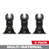 Milwaukee 49-25-1243 OPEN-LOK 2-1/2-inch Universal Fit Titanium Enhanced Bi-Metal Multi-Material Cutting Multi-Tool Oscillating Blades - 3pk Milwaukee 49-25-1243 OPEN-LOK 2-1/2-inch Universal Fit Titanium Enhanced Bi-Metal Multi-Material Cutting Multi-Tool Oscillating Blades - 3pk