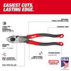 Milwaukee MT550 9 inch Lineman foots Comfort Grip Pliers