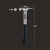 Stiletto TRMB TRIMBONE 10oz Titanium Finish Hammer Stiletto TRMB TRIMBONE 10oz Titanium Finish Hammer