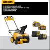 DeWalt DCSNP2142Y2-CA 60V MAX 21 inch Single-Stage Snow Blower Kit