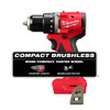 Milwaukee 3601-20 M18 Cordless Brushless 1/2 Inch Drill / Driver (Tool Only)