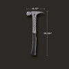 Stiletto TIB14RSC 14oz Titanium Smooth Face Framing Hammer Stiletto TIB14RSC 14oz Titanium Smooth Face Framing Hammer