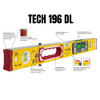 Stabila 39548 IP67 TECH 196 DL 48 inch Digital Spirit Level with Case