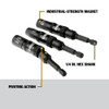 DeWalt DWPVTDRV3 3pc IMPACT READY Magnetic Pivoting Nut Driver Set DeWalt DWPVTDRV3 3pc IMPACT READY Magnetic Pivoting Nut Driver Set