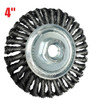 Truwerx 54624 4 Inch Knotted Wire Wheel Brush