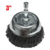 Truwerx 54658 3 Inch End Cup Brush - Fine