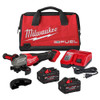 Milwaukee 3670-22 M18 FUEL Cordless 4-1/2 Inch / 6 Inch Braking Angle Grinder with Paddle Switch Kit