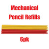 Truwerx Red/Yellow Carpenter's Mechanical Pencil Refills - 6pk