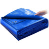 Truwerx 10814 8 ft x 10 ft 4mil 105GSM Heavy-Duty Tarp - Blue
