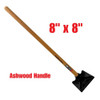Truwerx 10290 8 Inch x 8 Inch Tamper with Ashwood Handle