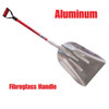 Truwerx 10270 Aluminum Grain Scoop with Fibreglass Handle