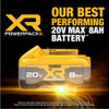 DeWalt DCB2108-2 20V MAX XR POWERPACK 8.0 Ah Battery - 2pk DeWalt DCB2108-2 20V MAX XR POWERPACK 8.0 Ah Battery - 2pk