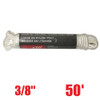 Truwerx 11010 3/8 Inch x 50 ft Nylon/Poly Diamond Braid Utility Rope -  White