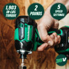 Metabo HPT WH36DCQ4M 36V MultiVolt Cordless Brushless 1/4 inch Triple Hammer Bolt Impact Driver (Tool Only)