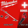 Milwaukee 3016-21ST M18 FUEL Gen II Cordless Brushless String Trimmer with QUIK-LOK Attachment Capability Kit