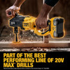 DeWalt DCD446B 20V MAX XR Cordless Brushless 1/2 Inch Quick-Change Compact Stud & Joist Drill (Tool Only)