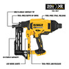 DeWalt DCFS950B 20V MAX XR Cordless 9 Gauge Fencing Stapler (Tool Only)