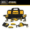 Dewalt DCK489D2 20V MAX ATOMIC COMPACT SERIES Cordless Brushless 4-Tool Combo Kit