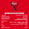 Milwaukee 2966-20 M18 FUEL Cordless Brushless 1/2 Inch High-Torque Impact Wrench with Pin Detent (Tool Only)