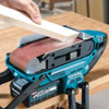Makita BS001GZ 40V MAX XGT Cordless Brushless 3in x 21in Belt Sander (Tool Only) showing in use as a stationary sander (Battery sold separately) Makita BS001GZ 40V MAX XGT Cordless Brushless 3in x 21in Belt Sander (Tool Only) showing in use as a stationary sander (Battery sold separately)