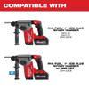 Milwaukee 2912-DE M18 FUEL Cordless Brushless HAMMERVAC 1in Dedicated Dust Extractor (Tool Only) showing compatibility Milwaukee 2912-DE M18 FUEL Cordless Brushless HAMMERVAC 1in Dedicated Dust Extractor (Tool Only) showing compatibility