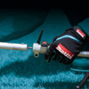 Makita DUX60ZM5X 18Vx2 LXT Brushless Split Shaft Power Head Unit with 16-1/2 inch Line Trimmer Attachment (Tool Only) showing the connection point on the split shaft Makita DUX60ZM5X 18Vx2 LXT Brushless Split Shaft Power Head Unit with 16-1/2 inch Line Trimmer Attachment (Tool Only) showing the connection point on the split shaft