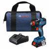 Bosch GDX18V-1800B12 18V Two-In-One 1/4 inch and 1/2 inch Bit/Socket Impact Driver/Wrench Kit