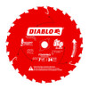 Diablo D0724PX 7-1/4in x 24T Wood Cutting Framing Circular Saw Blade - two pack