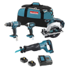 Makita DLX4057X1 18V LXT 4-Tool Cordless Combo Kit