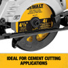 DeWalt DWA412PCD 4-1/2 inch 4T Fibre Cement Cutting Circular Saw Blade DeWalt DWA412PCD 4-1/2 inch 4T Fibre Cement Cutting Circular Saw Blade