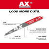 Milwaukee 48-00-5226 SAWZALL THE AX 9 inch 5 TPI Reciprocating Saw Blade with Carbide Teeth