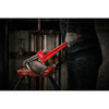 Milwaukee 48-22-7118 18-inch Steel Pipe Wrench tightening piping