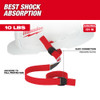 Milwaukee 48-22-8801 Hard Hat Lanyard with Loop attached to hard hat Milwaukee 48-22-8801 Hard Hat Lanyard with Loop attached to hard hat