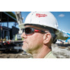 Milwaukee 48-73-2025 Tinted Performance Safety Glasses protecting Milwaukee 48-73-2025 Tinted Performance Safety Glasses protecting