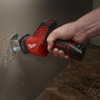 Milwaukee 2420-21 M12 HACKZALL Reciprocating Saw Kit cutting drywall (battery and blade sold separately)