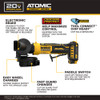 DeWalt DCG402B 20V MAX ATOMIC Cordless 4-1/2 inch Angle Grinder with Paddle Switch (Tool Only)