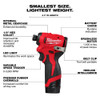 Milwaukee 3450-22 M12 Cordless Brushless Subcompact 1/4 inch Hex Impact Driver Kit