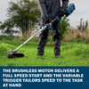 Bosch GRT18V-40N 18V Cordless Brushless 16 Inch String Trimmer (Tool Only)