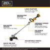 DeWalt DCST926B 20V MAX 15 Inch Cordless Brushless Foldable String Trimmer (Tool Only)