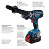 Bosch GXL18V-260B26 18V 2-Tool Cordless 1/2 inch Hammer Drill/Driver & Two-in-One 1/4 Inch & 1/2 Inch Bit/Socket Impact Driver/Wrench Combo Kit