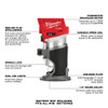 Milwaukee 2723-20 M18 FUEL Compact Router (Tool Only) Milwaukee 2723-20 M18 FUEL Compact Router (Tool Only)