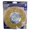 ROK 6 Inch Brass Wire Wheel Brush - Coarse ROK 6 Inch Brass Wire Wheel Brush - Coarse
