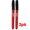 Summit ST29040 Black Fine Tip Markers - 2pk